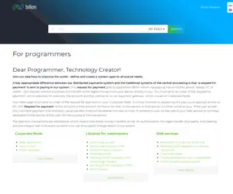 Billon.pro(For programmers) Screenshot