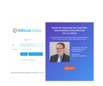 Billquickonline.com(BillQuick Online) Screenshot