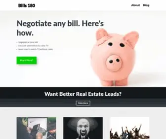 Bills180.com(Cable Bill Negotiation) Screenshot