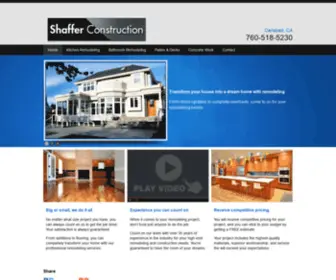 Billshafferconstruction.com(Home Construction Services) Screenshot