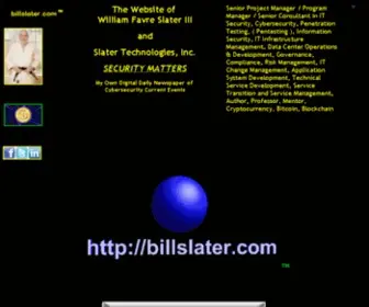 Billslater.com(The Website of William Favre Slater) Screenshot