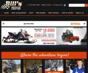 Billsservicecenter.com(Polaris®) Screenshot