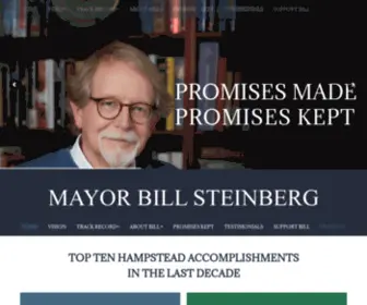 Billsteinberg.ca(Mayor Bill Steinberg) Screenshot