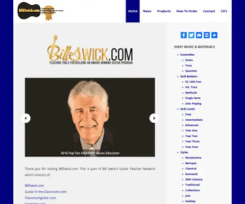 Billswick.com(Sheet Music and Educational Materials) Screenshot