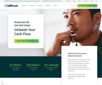 Billtrust.com(AI-powered AR software solutions from Billtrust) Screenshot