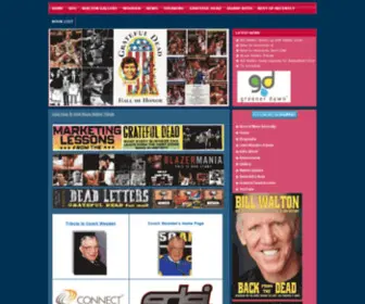 Billwalton.com(Bill Walton's Website) Screenshot