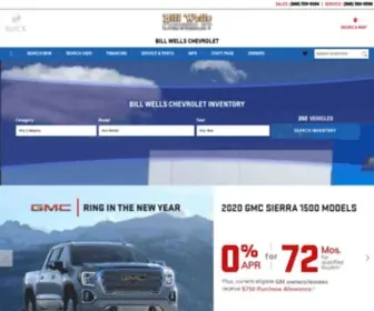 Billwellschevrolet.com(Bill Wells Chevrolet) Screenshot