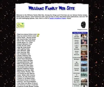 Billwilliams.org(Williams Family Web Site) Screenshot