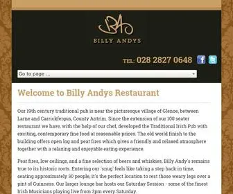 Billyandys.com(Billy Andy's) Screenshot