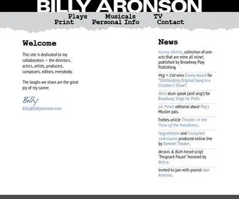 Billyaronson.com(Billyaronson) Screenshot