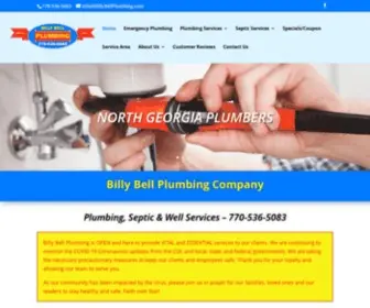 Billybellplumbing.com(Billy Bell Plumbing) Screenshot