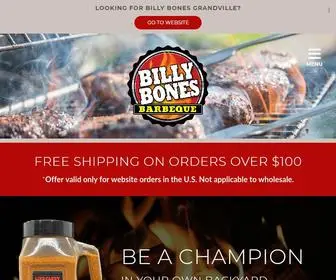 Billybonesbbq.com(Billy Bones BBQ Sauce) Screenshot