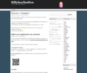 Billyboylindien.com(Actu infos et astuce web & informatiques) Screenshot