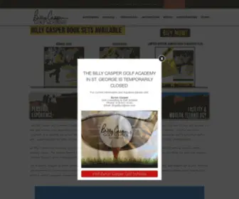 Billycasper.com(Billy Casper School of Golf) Screenshot