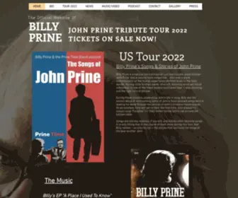 Billyprine.com(Billy-prine) Screenshot