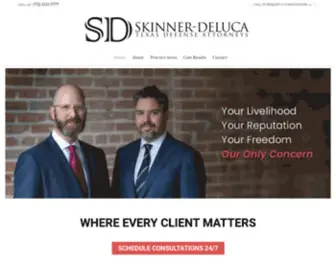 Billyskinnerlaw.com(Skinner-Deluca Law Firm) Screenshot