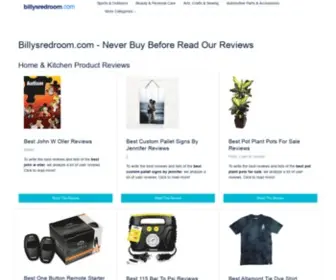 Billysredroom.com(Compare All Best Stuff on the Market of 2020) Screenshot