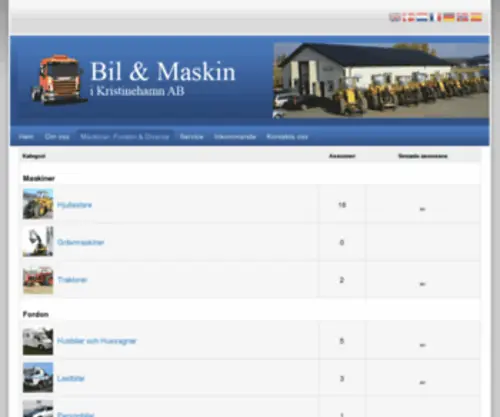 Bilochmaskin.com(Översikt) Screenshot