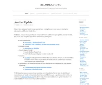 Bilodeau.org(Maintenance mode) Screenshot