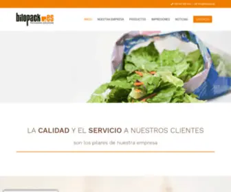 Bilopack.es(Aplicaciones, Film, Bandejas, Maquinaria, SAT, Repuestos) Screenshot