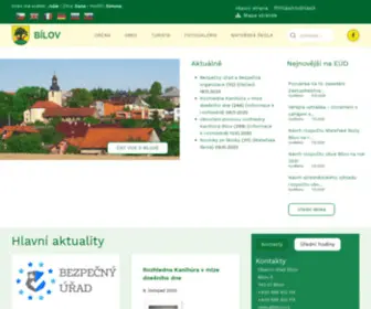 Bilov.cz(Hlavní strana) Screenshot