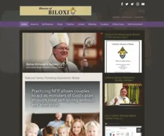 Biloxidiocese.org(Catholic Diocese of Biloxi) Screenshot