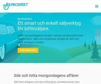 Bilprospekt.se(Bilförsäljarens drömverktyg) Screenshot