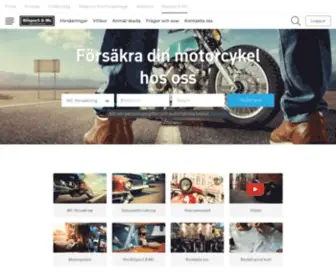 Bilsportmc.se(Bilsport & MC specialförsäkring) Screenshot