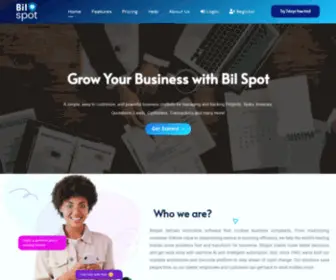 Bilspot.com(Your prefect online CRM management system) Screenshot