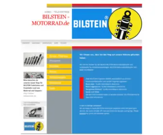 Bilstein-Motorrad.de(Stoßdämpfer) Screenshot