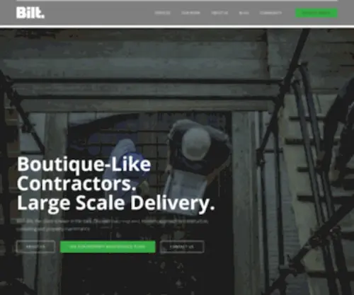 Bilt.ca(Edmonton Construction Company) Screenshot