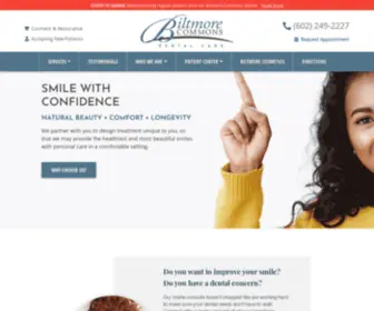 Biltmorecommonsdental.com(Biltmore Commons Dental Care) Screenshot