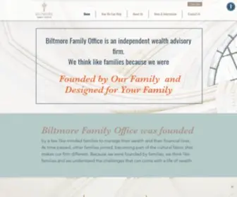 Biltmorefamilyoffice.com(Biltmore Family Office) Screenshot