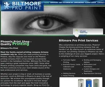 Biltmoreproprint.com(Since 1981 our print shop) Screenshot