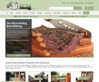 Biltong.co.uk(Susmans Best Beef Biltong) Screenshot