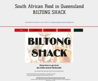 Biltongshack.com.au(South African Food and Liquor in Queensland) Screenshot