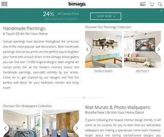 Bimago.com(Paintings, Canvas prints, Wallpapers, Wall stickers) Screenshot
