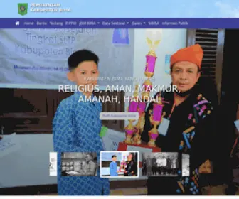 Bimakab.go.id(Bima) Screenshot