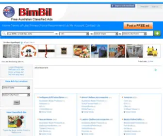 Bimbil.com.au(Free Australian Online Classified Ads) Screenshot