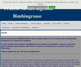 Bimbingrosso.it(Ingrosso) Screenshot