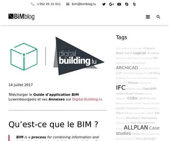 Bimblog.lu(BIM blog Luxembourg) Screenshot