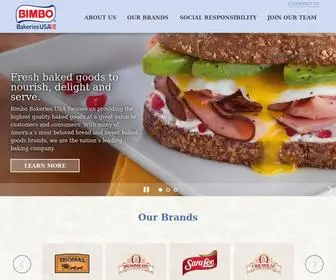 Bimbobakeriesusa.com(Bimbo Bakeries USA) Screenshot