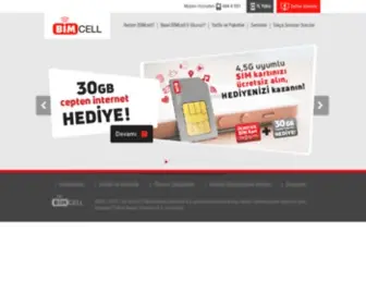 Bimcell.com.tr(BİMcell) Screenshot