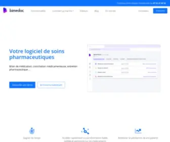 Bimedoc.com(Votre logiciel de soins pharmaceutiques) Screenshot