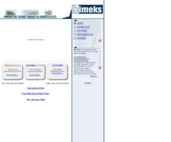 Bimeksltd.com.tr(Bimeks Ltd) Screenshot