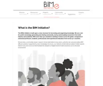 Bimexcellence.org(BIMe Initiative) Screenshot