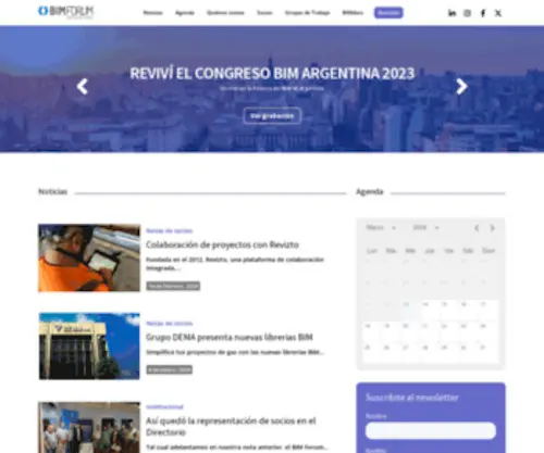 Bimforum.org.ar(BIM Forum Argentina) Screenshot
