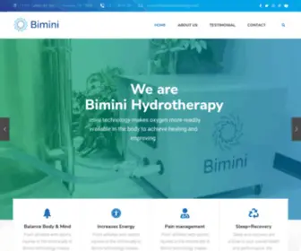 Biminihydrotherapy.com(Bimini Hydrotherapy) Screenshot