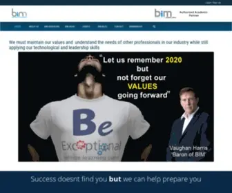 Biminstitute.org.za(Exceptional BIM Management) Screenshot