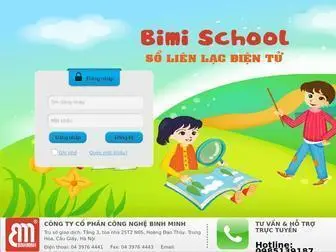 Bimischool.vn(Đăng nhập) Screenshot